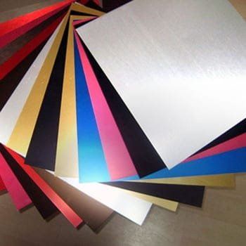 Aluminio Anodizado, material para corte y grabado láser